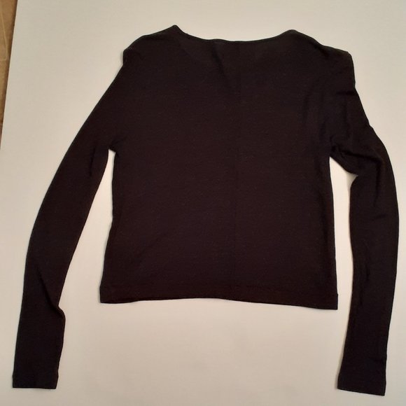 RAG & BONE PULL ON SWEATER SIZE S BLACK VISCOSE /WOOL BLEND - Picture 2 of 8